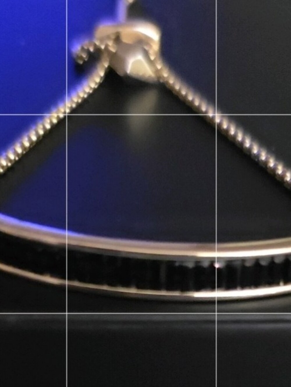 NWOT! Kendra Scott Jack Adjustable Bolo Chain Bracelet in Black Spinel